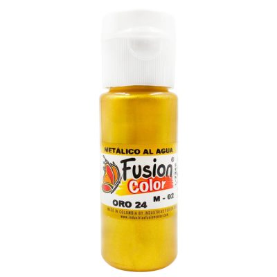 PINTURA METALIZADA FUSION COLOR 60 ML