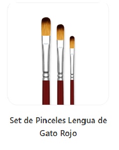 SET PINCELES LEGUA DE GATO