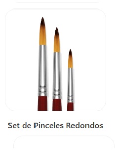 SET PINCELES REDONDOS